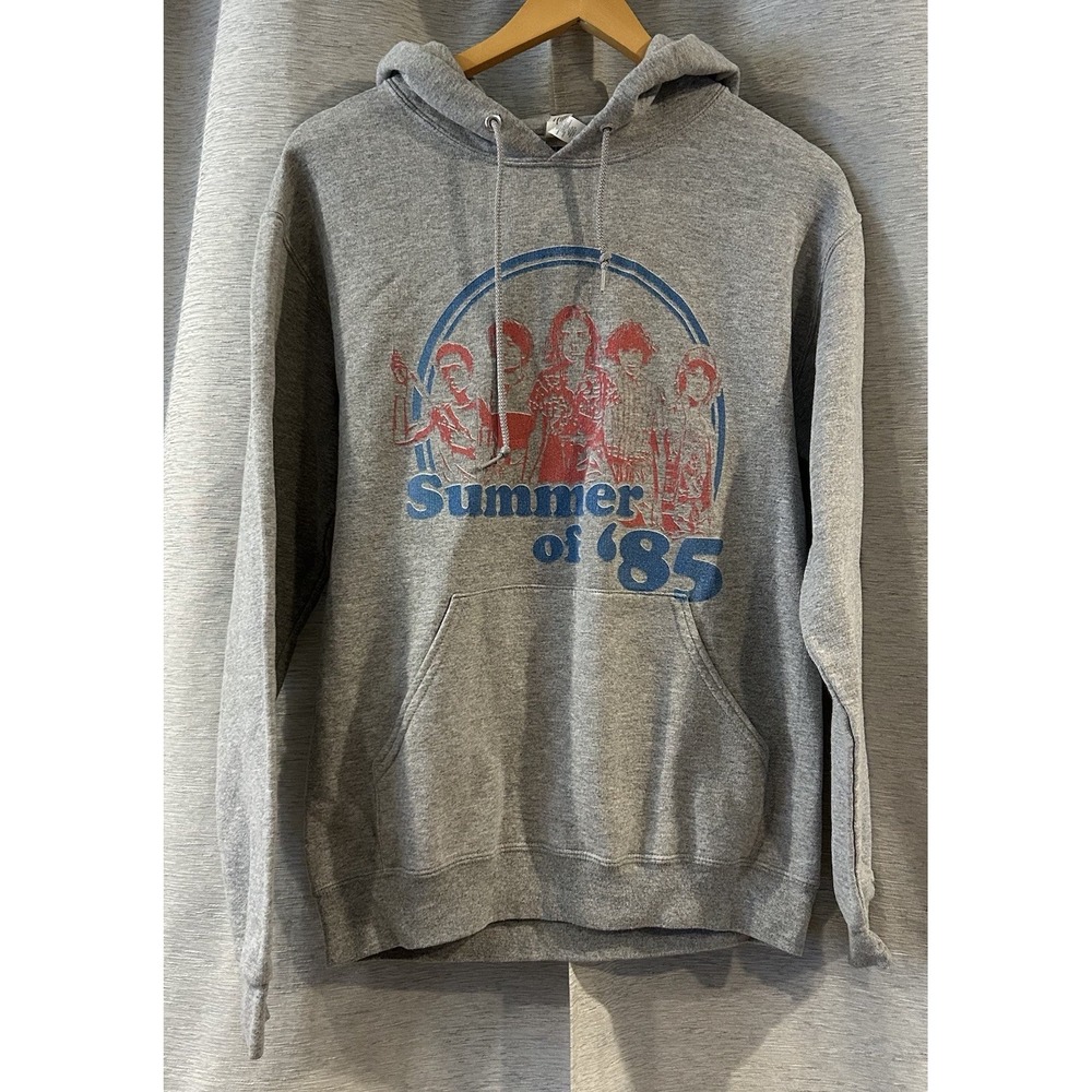 Stranger Things Summer Of 85 Graphic Sweatshirt Gray Size Small